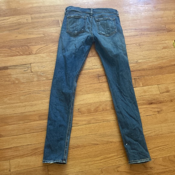 Rag & Bone Distressed Skinny Jeans - Picture 5 of 10